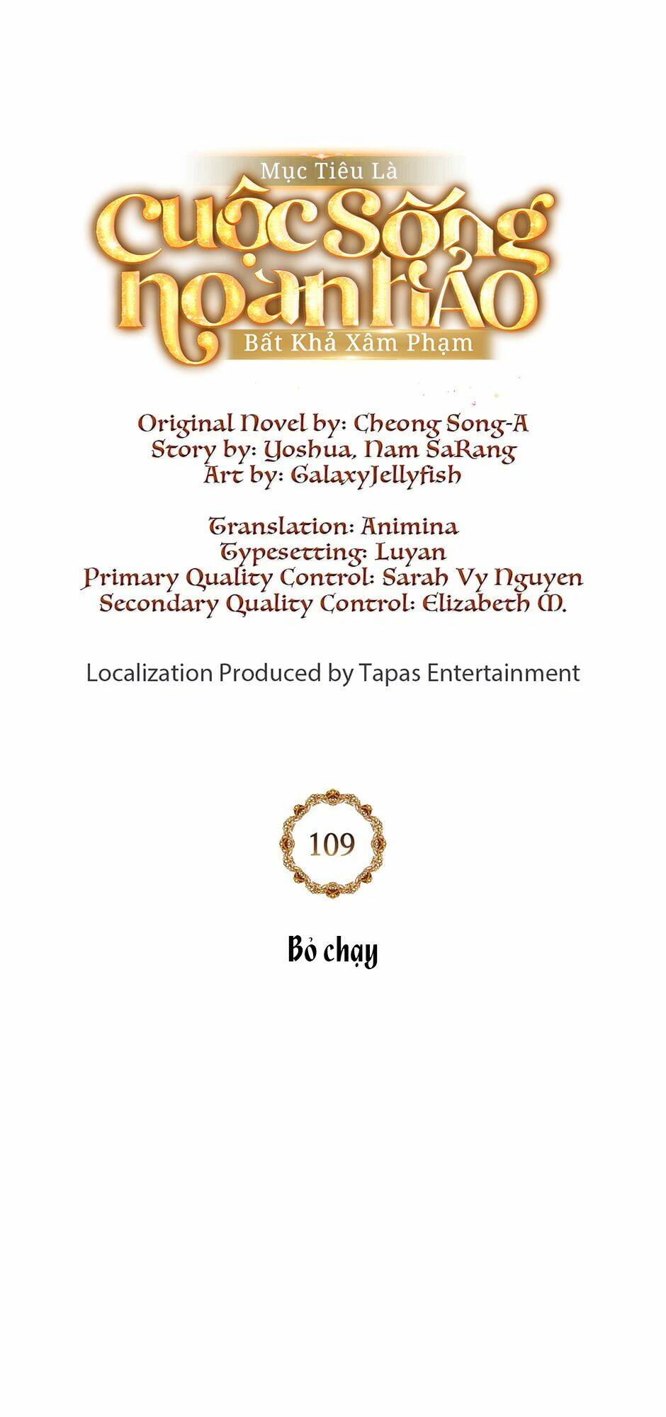 Mục Tiêu Là Cuộc Sống Hoàn Hảo Bất Khả Xâm Phạm: Chapter 109