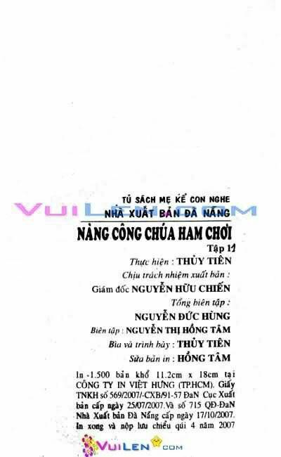 Nàng Công Chúa Ham Chơi: Chapter 11