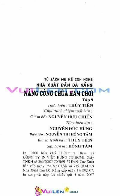 Nàng Công Chúa Ham Chơi: Chapter 9