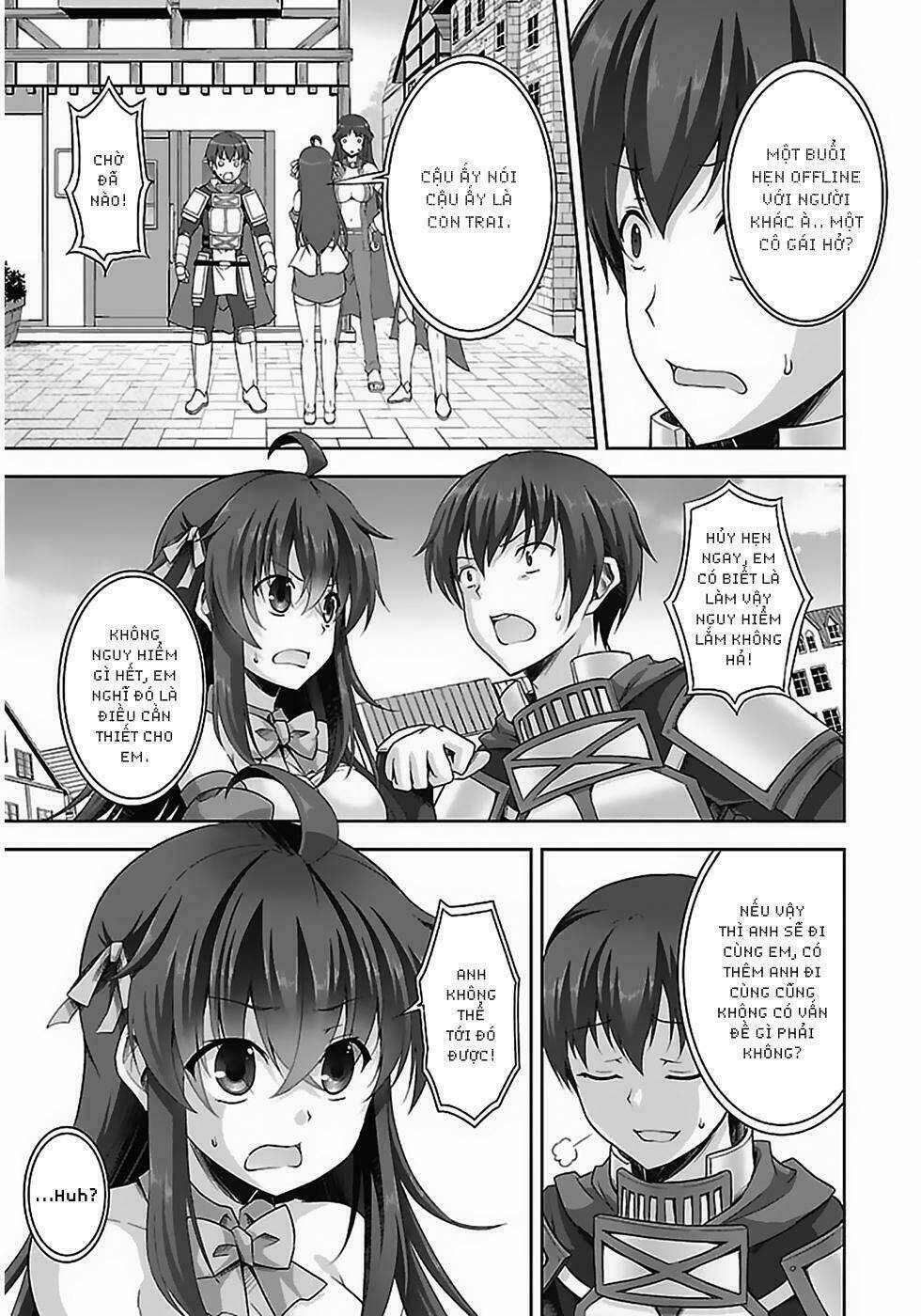 Netgame no Yome wa Onna no Ko ja nai to Omotta?: Chapter 6