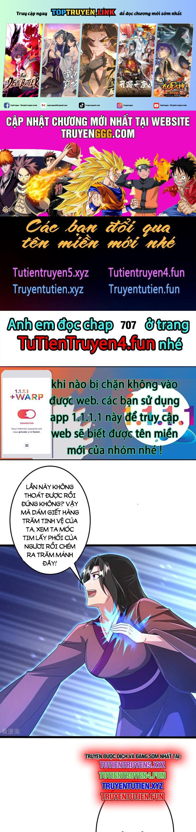 Nghịch Thiên Tà Thần: Chapter 706