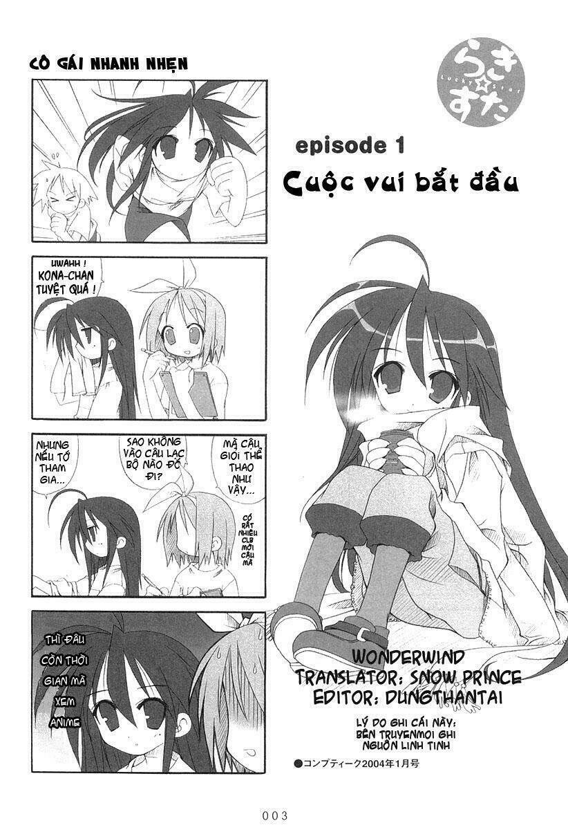 Ngôi sao rất may mắn: Chapter 1