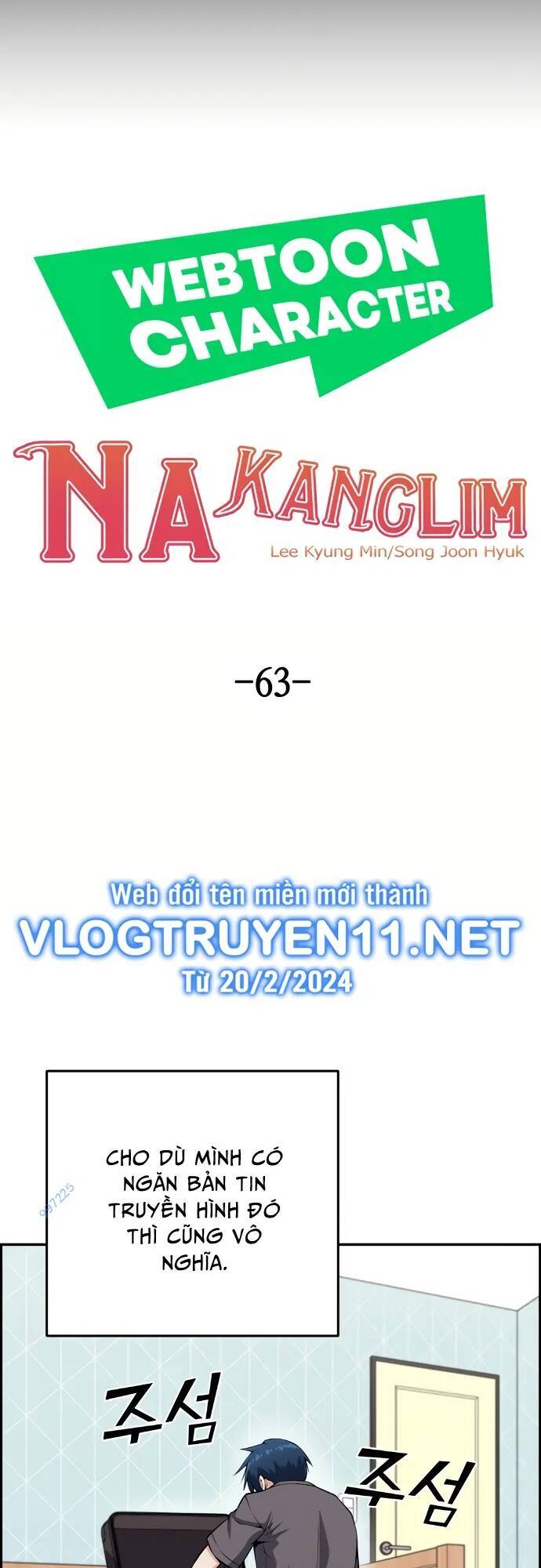 Nhân Vật Webtoon Na Kang Lim: Chapter 63