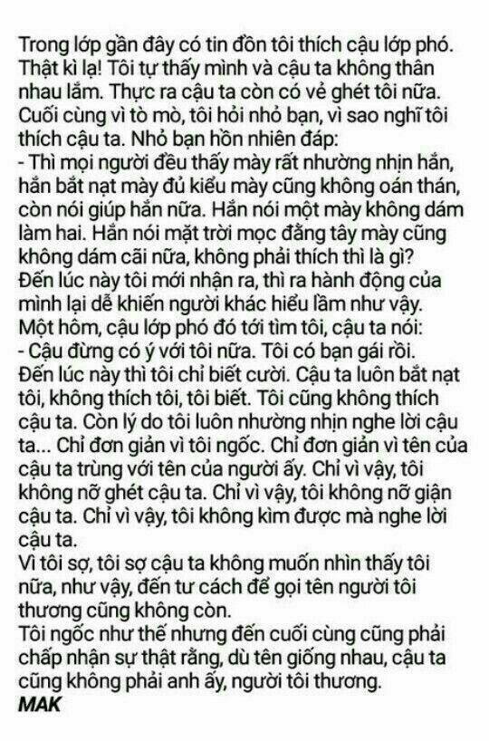 Những Mẩu Truyện "Ngôn Tình" [Ngược]: Chapter 2