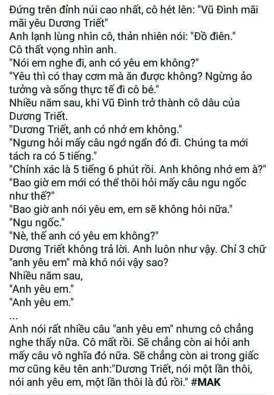 Những Mẩu Truyện "Ngôn Tình" [Ngược]: Chapter 2