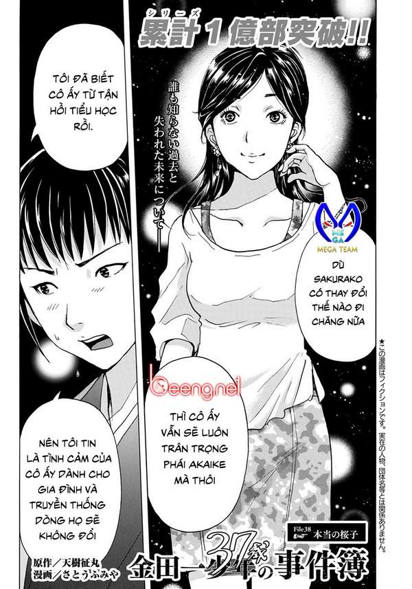Những Vụ Án Của Kindaichi Ở Tuổi 37 ( mega team ): Chapter 38