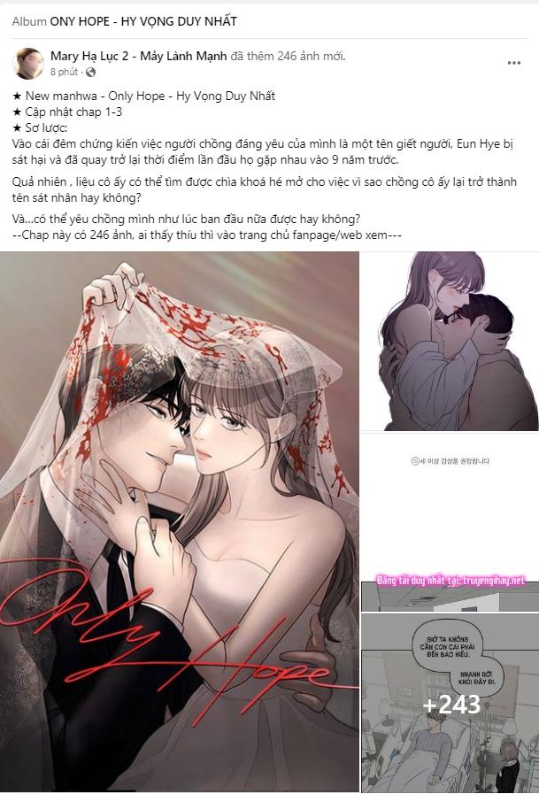Only Hope – Hy Vọng Duy Nhất: Chapter 1.1