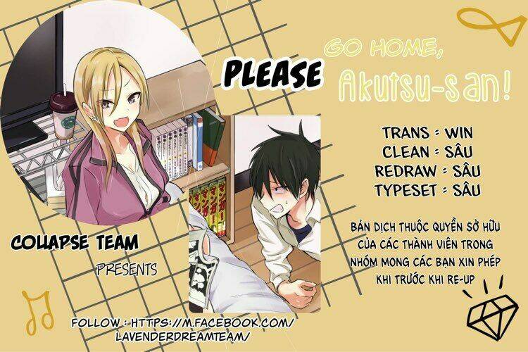 Please Go Home, Akutsu-San!: Chapter 5