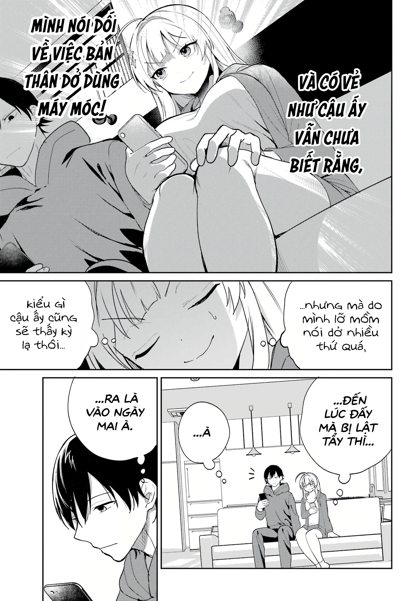 Remote Jugyou ni Nattara Class 1 no Bishoujo to Doukyo Suru Koto ni Natta: Chapter 3