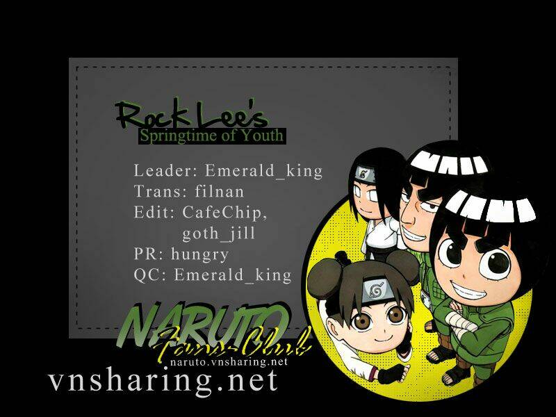 Rock Lee's Springtime Of Youth: Chapter 21