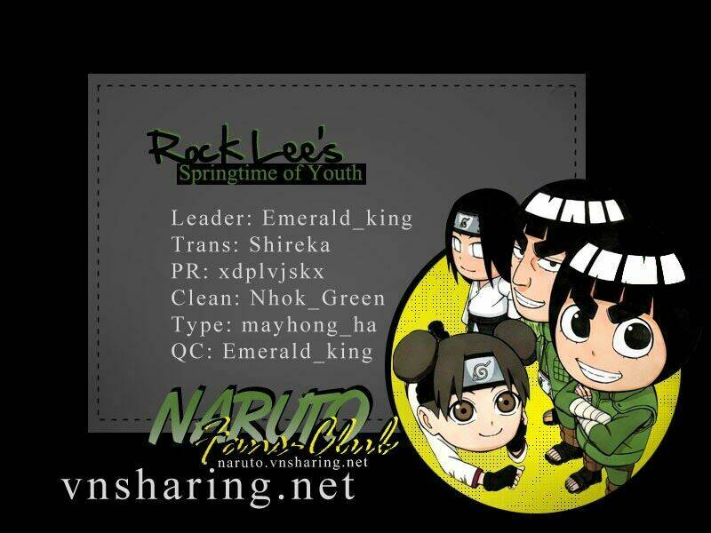 Rock Lee's Springtime Of Youth: Chapter 26