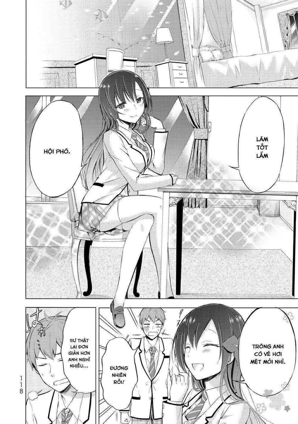 Seito Kaichou Wa Bed No Ue De Subete O Hodoku: Chapter 4