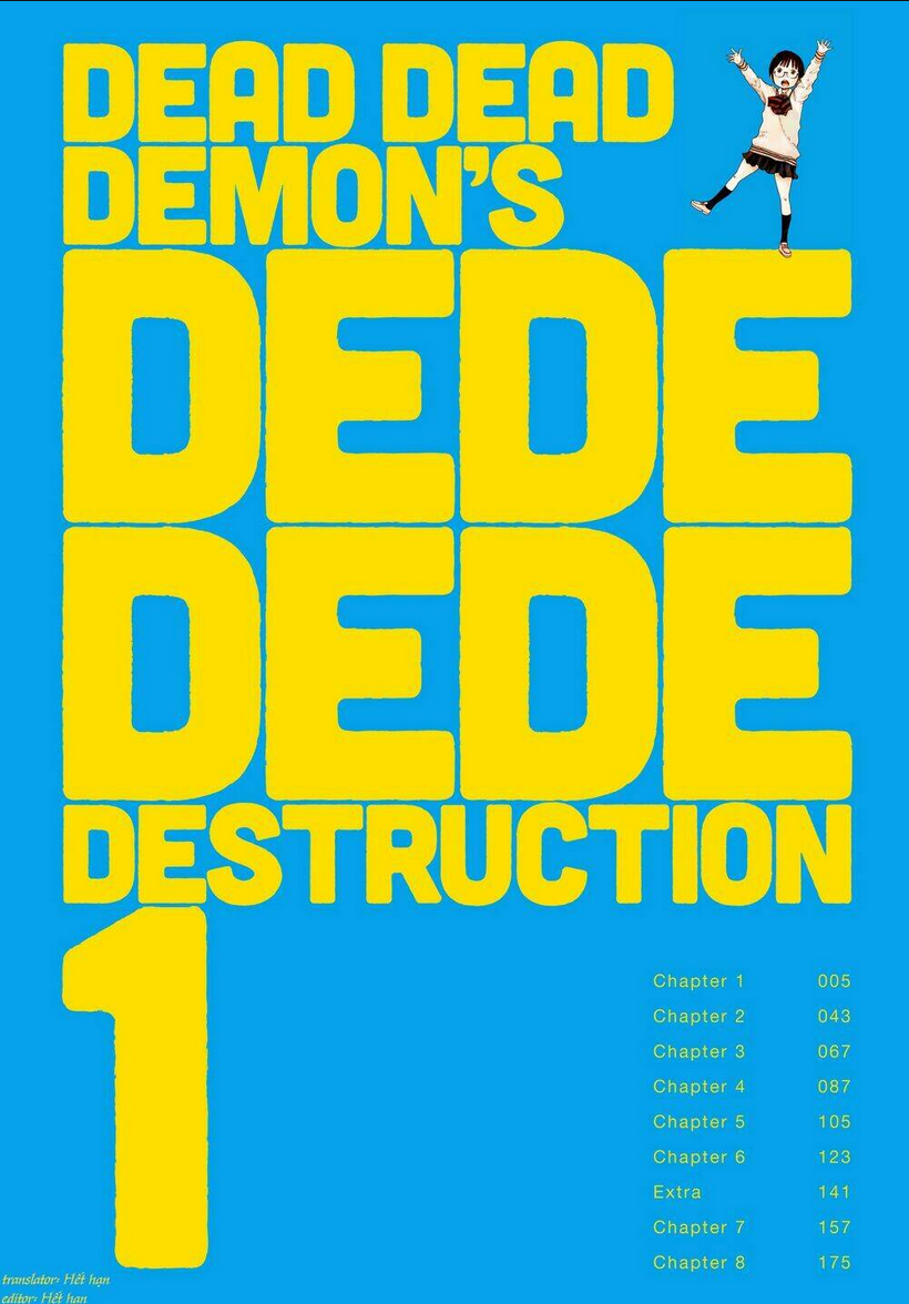 Sự Hủy Diệt Dededede Của Dead Dead Demon: Chapter 1