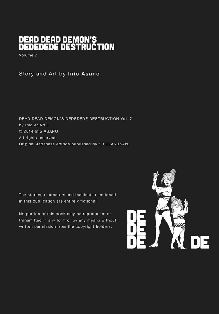 Sự Hủy Diệt Dededede Của Dead Dead Demon: Chapter 56