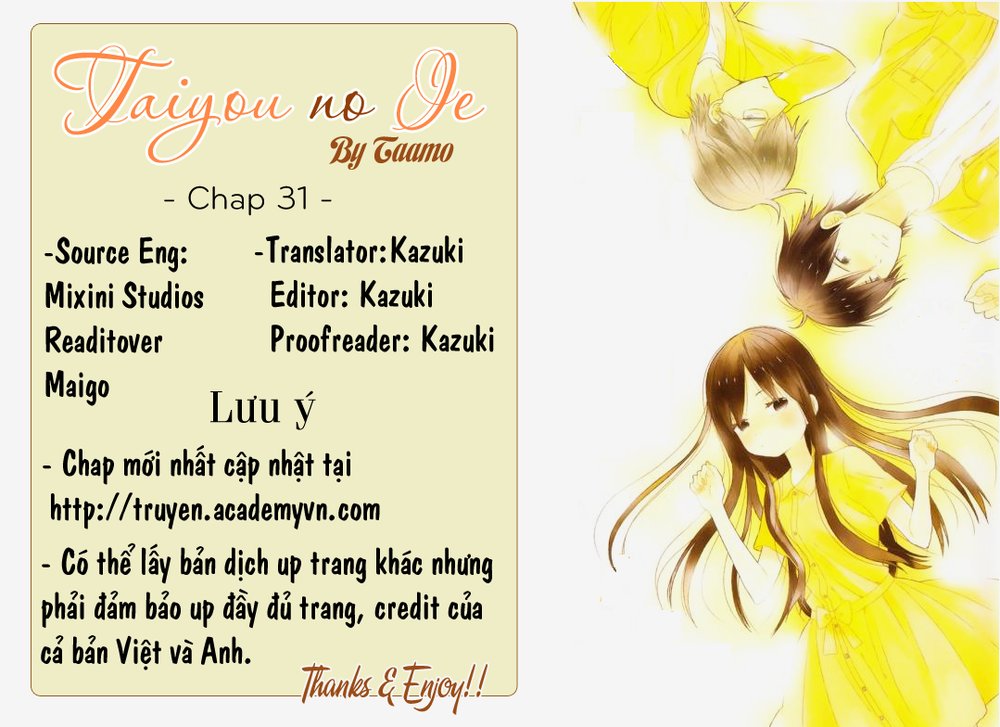 Taiyou No Ie: Chapter 31