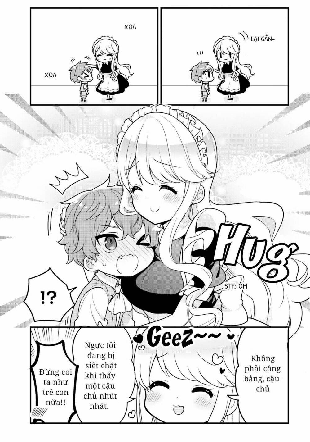 Tekito Na Maid No Oneesan & Erasou De Ichizu Na Botchan: Chapter 4.1