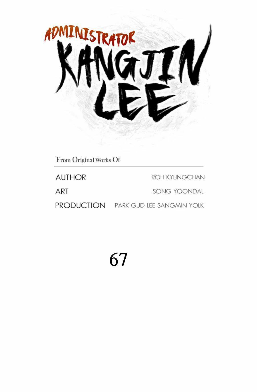 Thái Thú Kang Jin Lee: Chapter 67