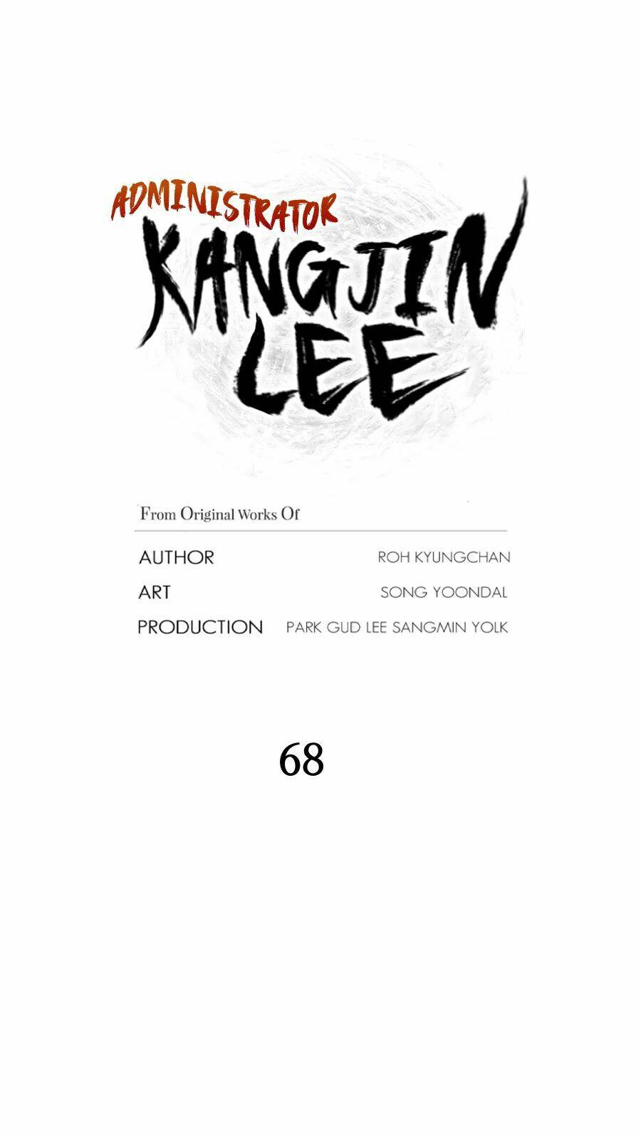 Thái Thú Kang Jin Lee: Chapter 68
