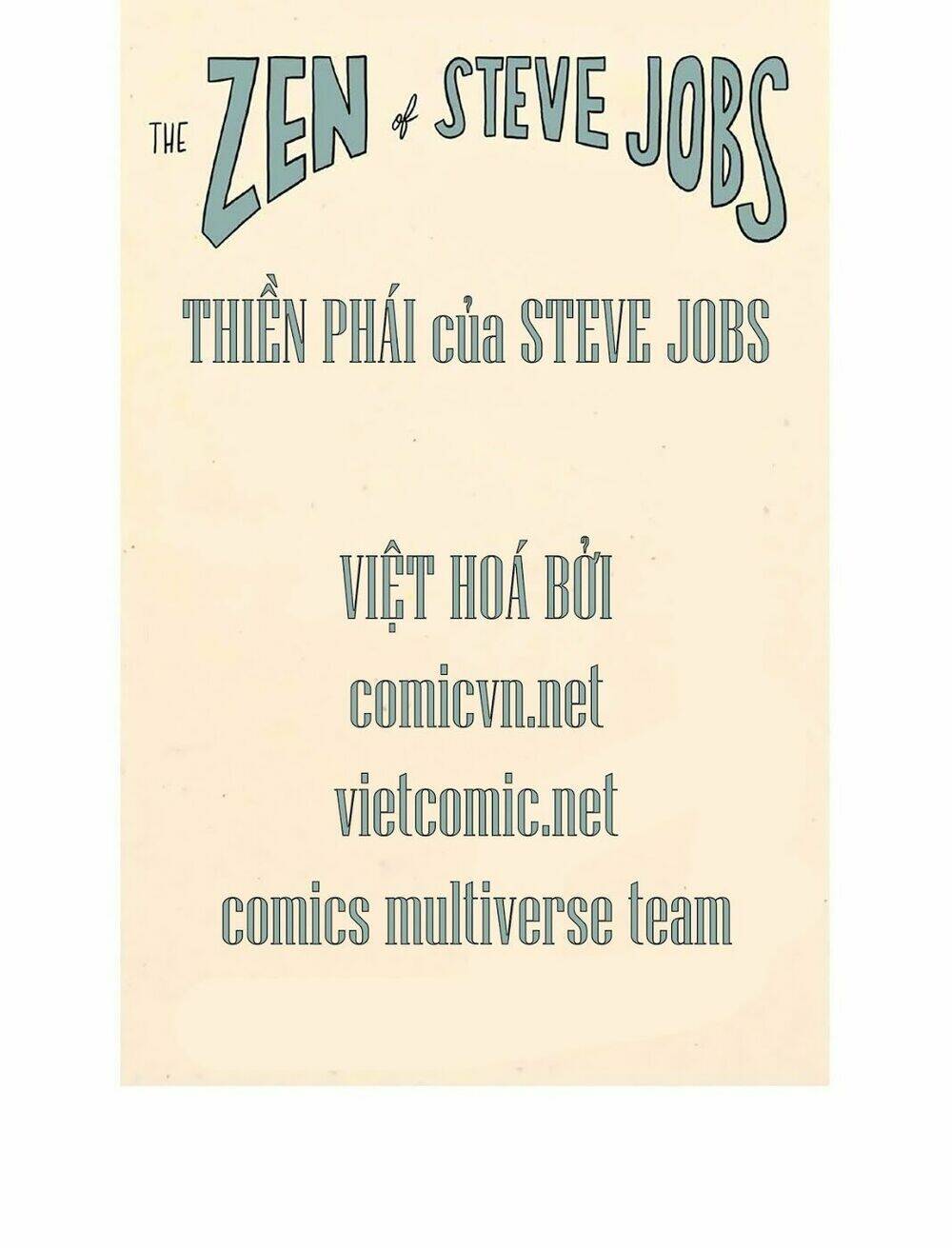 Thiền Phái Của Steve Jobs | The Zen Of Steve Jobs: Chapter 1