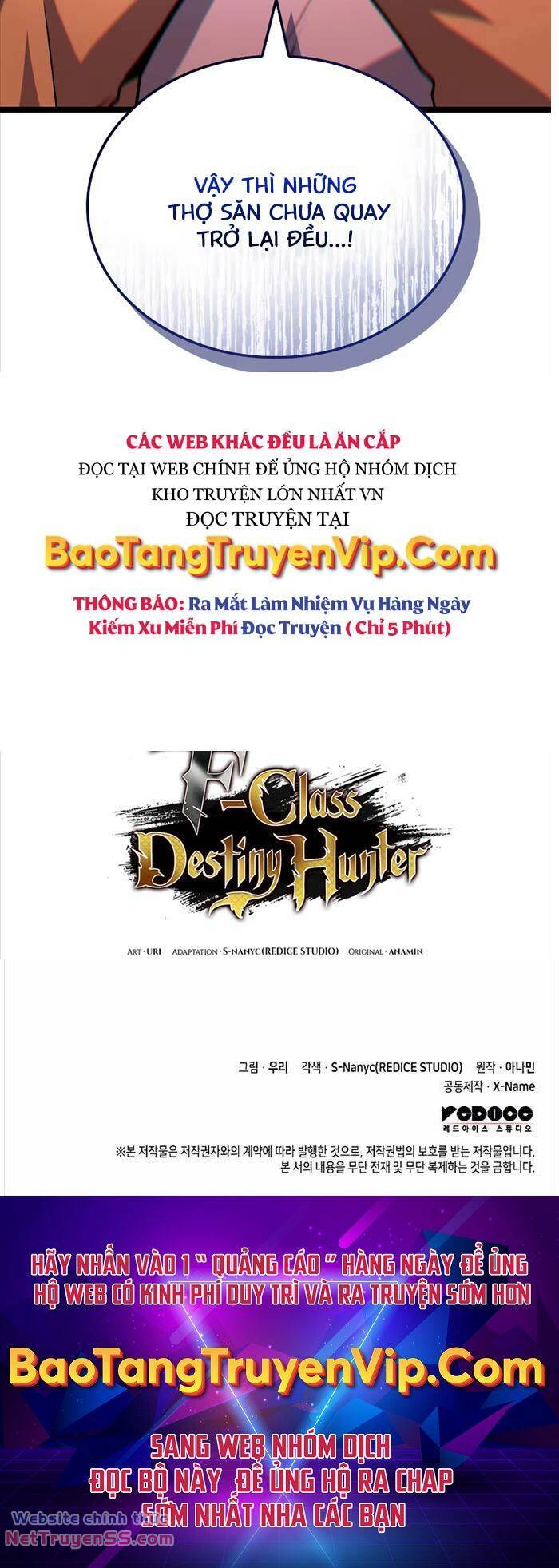 Thợ Săn Số Mệnh Cấp F: Chapter 56