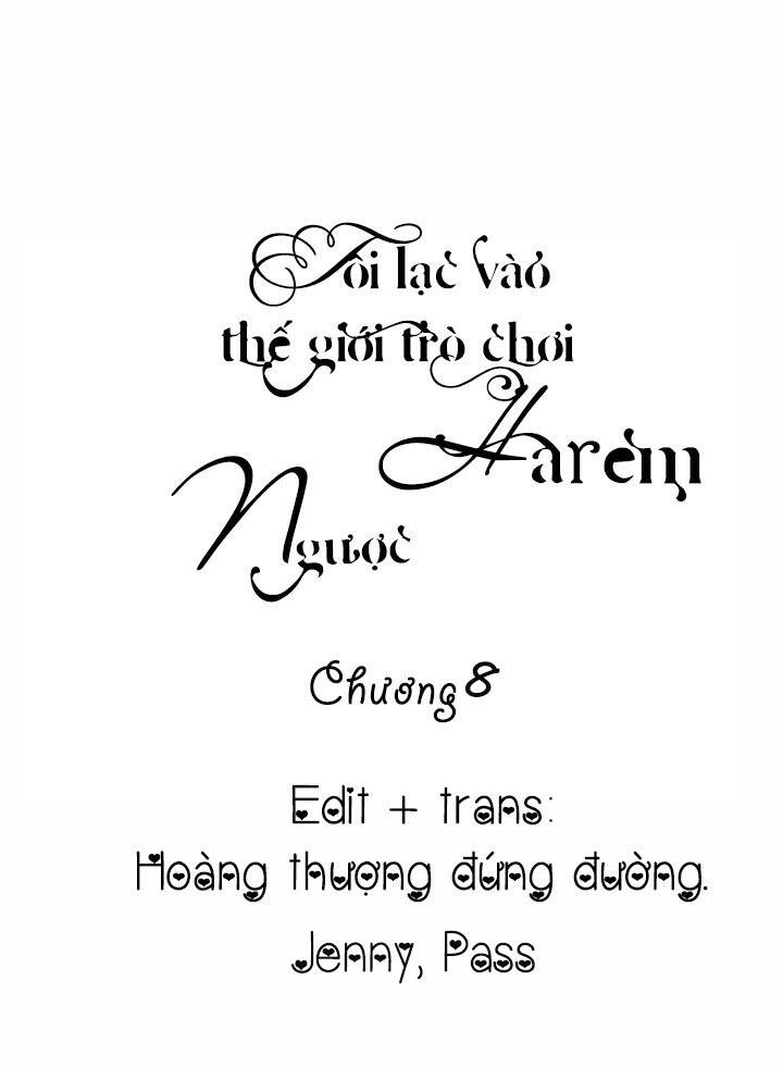 Tôi Lạc Vào Thế Giới Trò Chơi Harem Ngược: Chapter 8