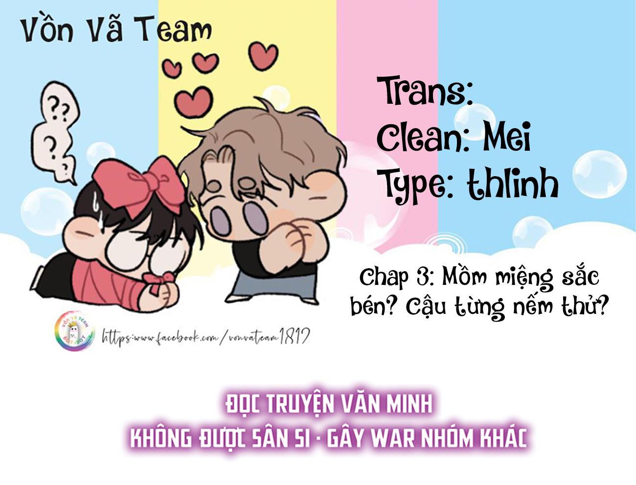 Tôi Thích Pheromone Của Cậu: Chapter 3