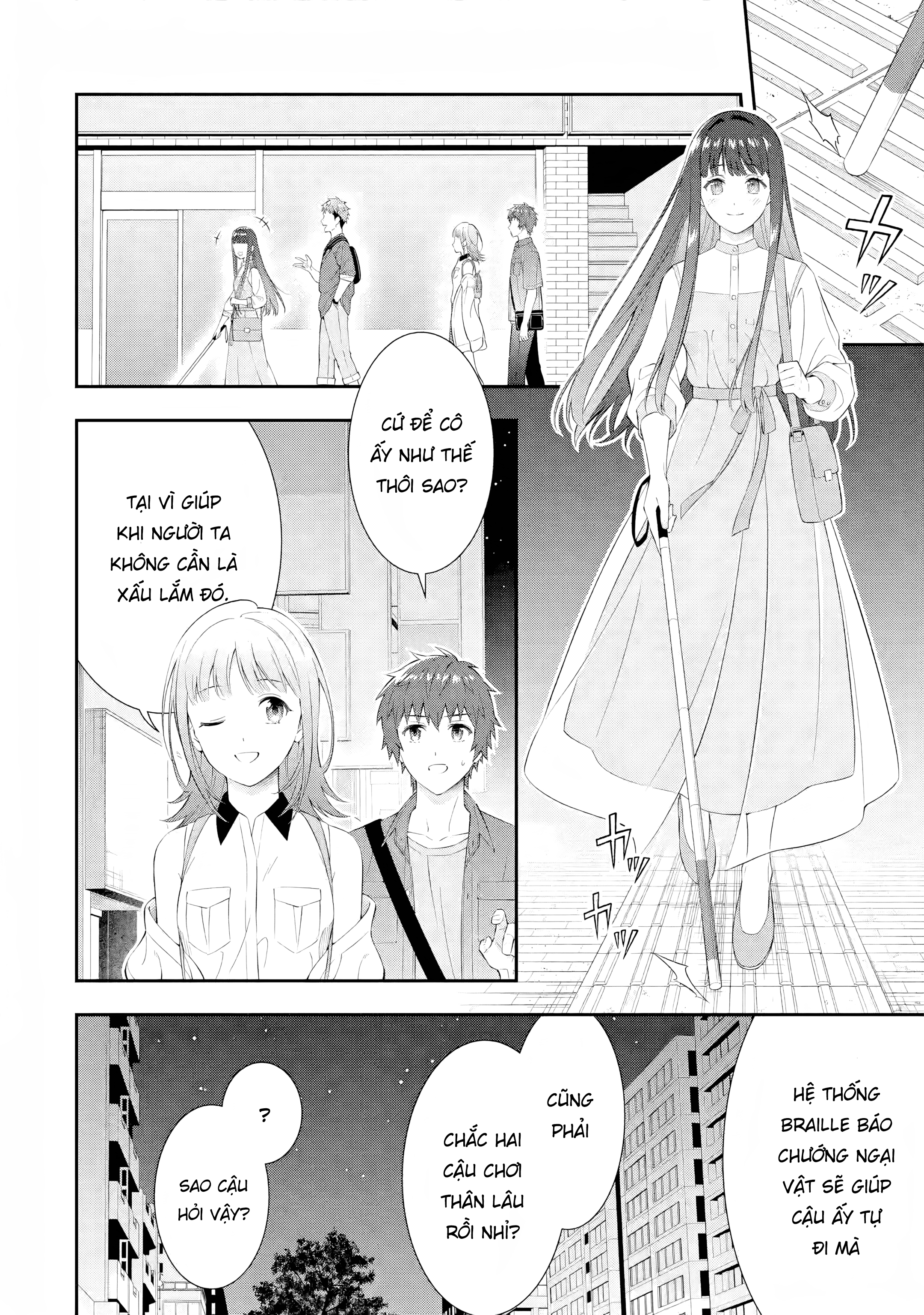 Toumei na Yoru ni Kakeru-kun to, Me ni Mienai Koi wo Shita: Chapter 1