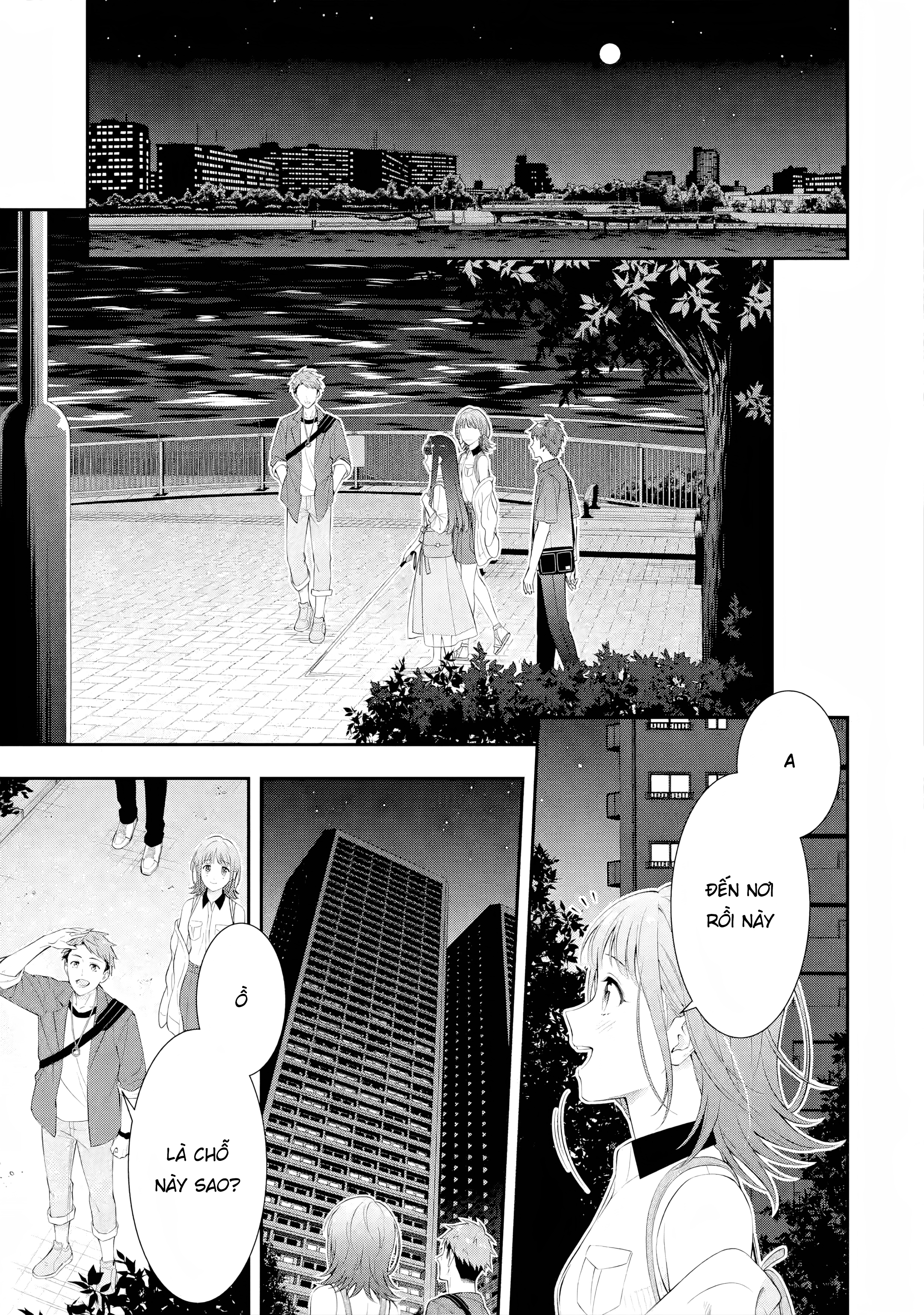 Toumei na Yoru ni Kakeru-kun to, Me ni Mienai Koi wo Shita: Chapter 1