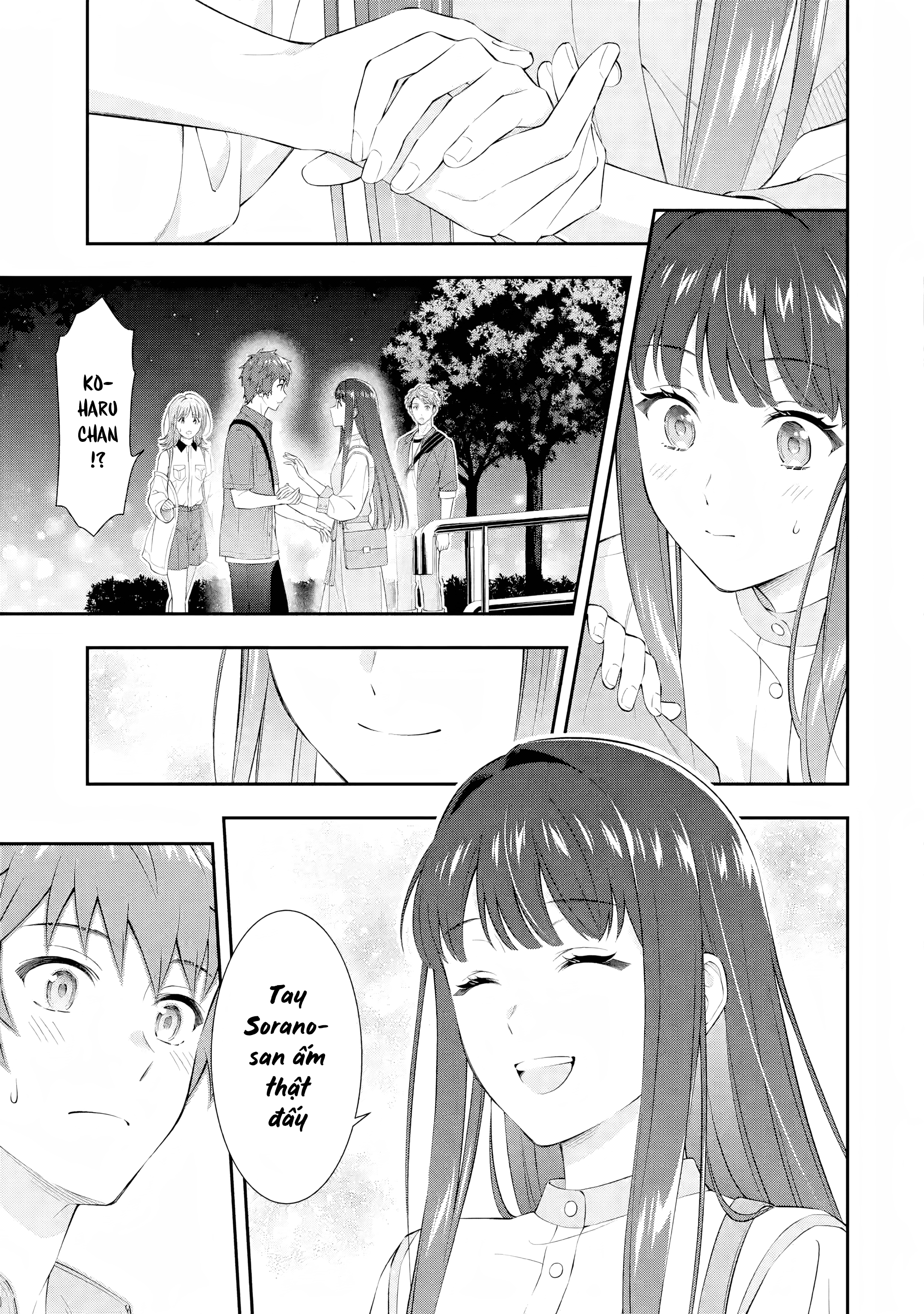 Toumei na Yoru ni Kakeru-kun to, Me ni Mienai Koi wo Shita: Chapter 1