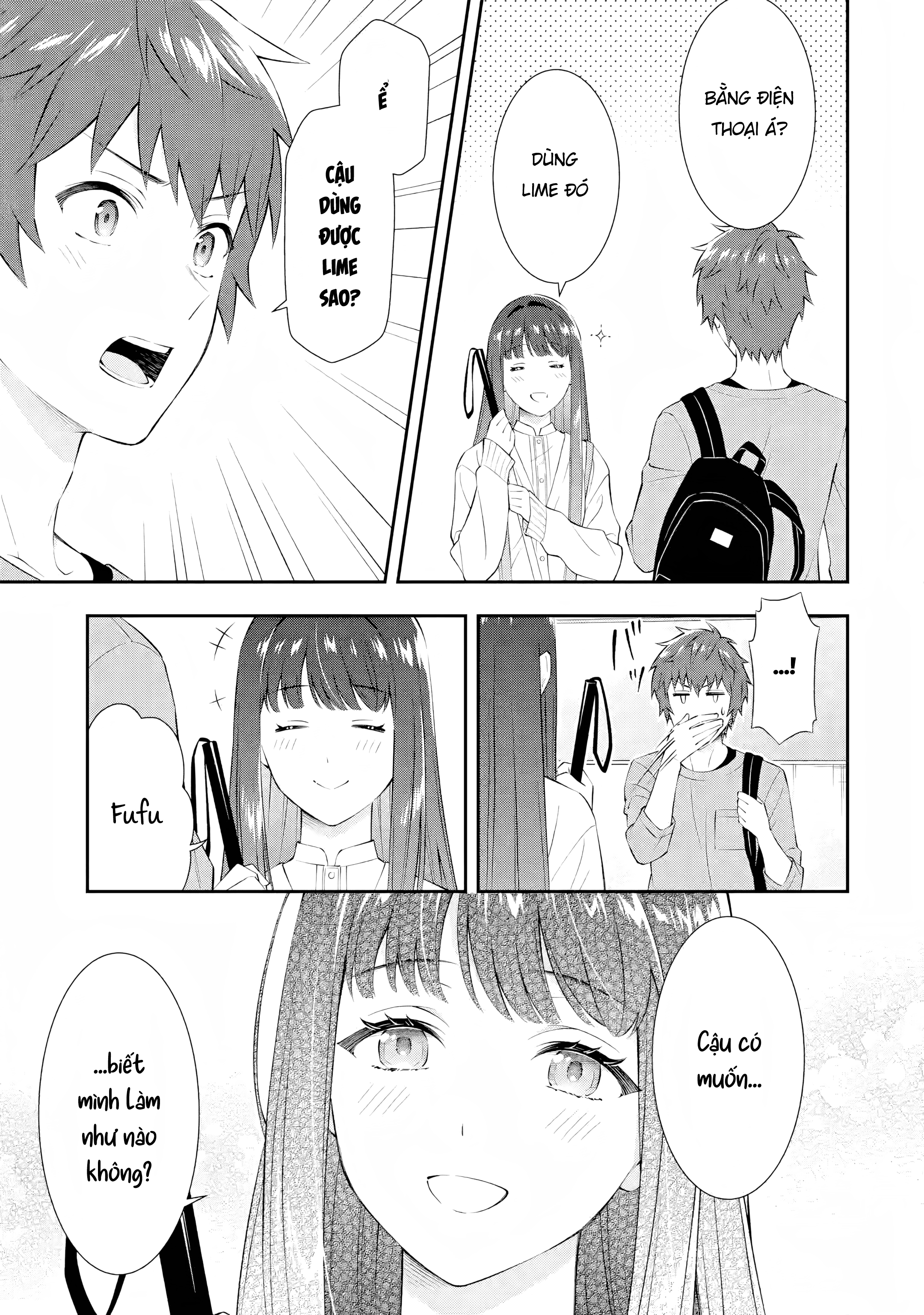 Toumei na Yoru ni Kakeru-kun to, Me ni Mienai Koi wo Shita: Chapter 1