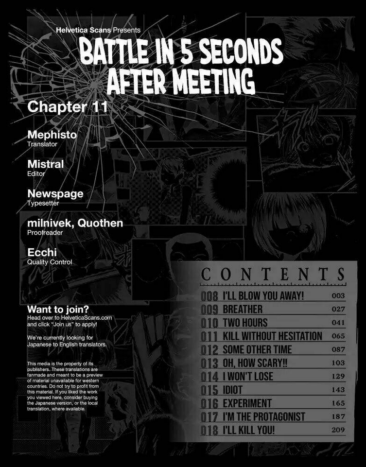 Trận Chiến Bắt Đầu Sau 5 Giây: Chapter 11
