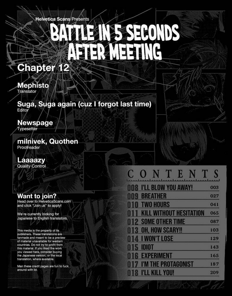 Trận Chiến Bắt Đầu Sau 5 Giây: Chapter 12