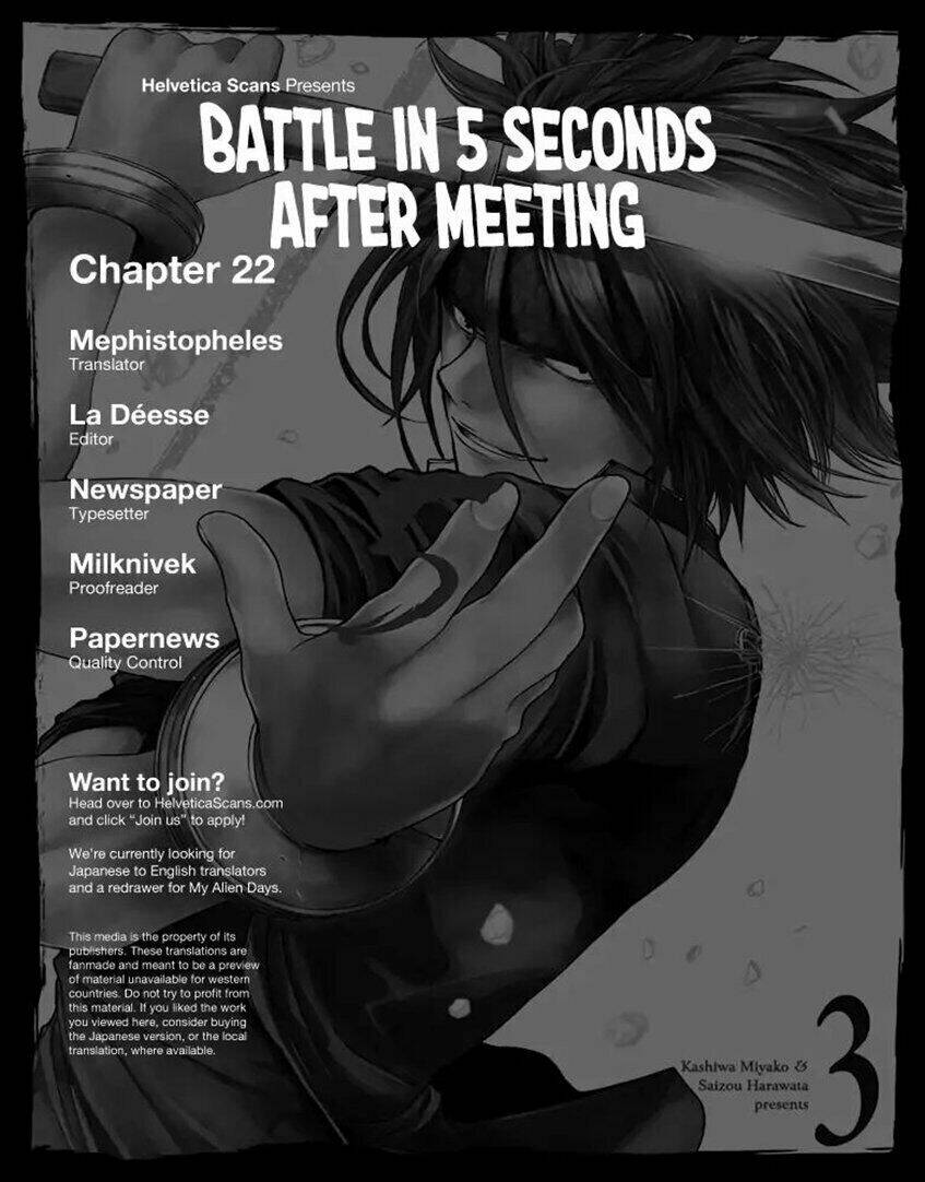 Trận Chiến Bắt Đầu Sau 5 Giây: Chapter 22
